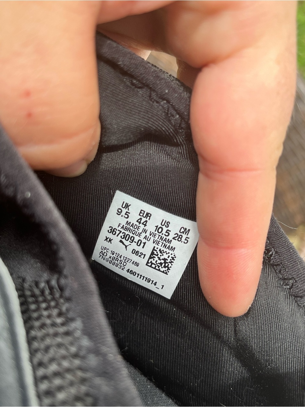 Puma Black Mesh Lace-Up Athletic Sneakers - Picture 4 of 6